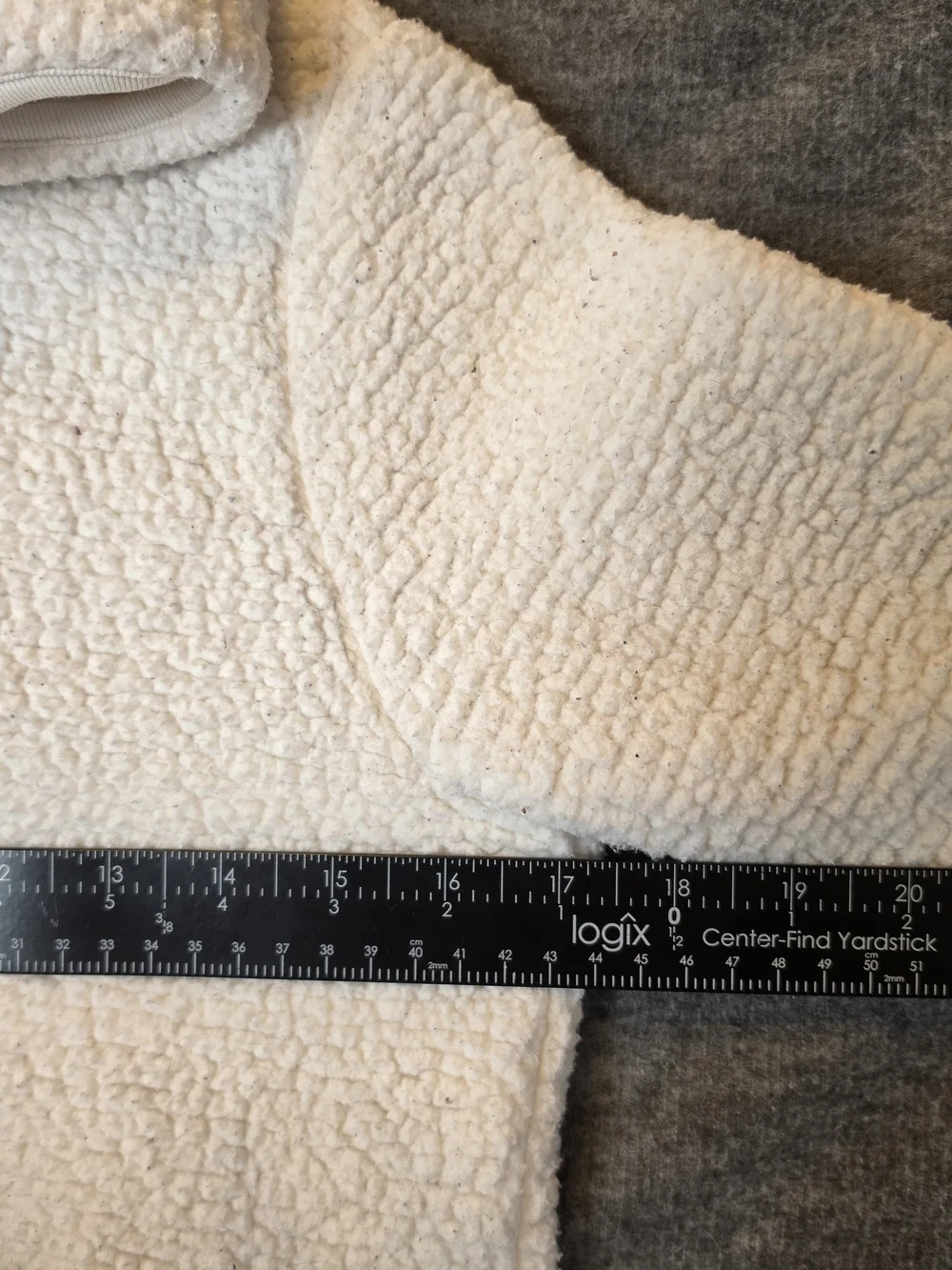 Gymboree Polar Bear Sherpa Zip-Up Hoodie 10 Cream 3D Polar Bear Outdoor Nature